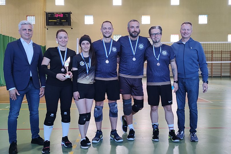 Gmina Świerklaniec. Turniej siatkówki i gry planszowe