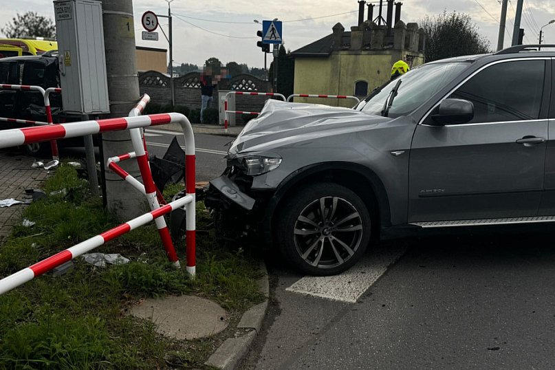 Powiat tarnogórski. Wypadek, wśród pasażerów dzieci