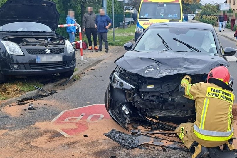 Pijana spowodowała wypadek. Dwie osoby w szpitalu