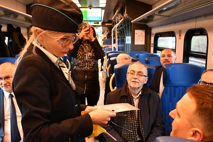 Pociąg specjalny przejechał przez Tarnowskie Góry