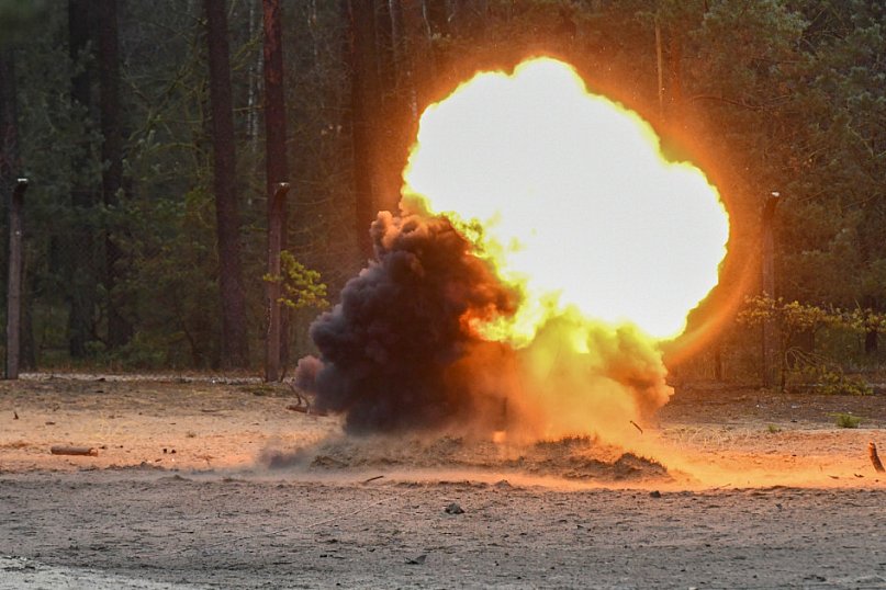 Wybuchy w Nitroergu. Strażnicy graniczni w akcji