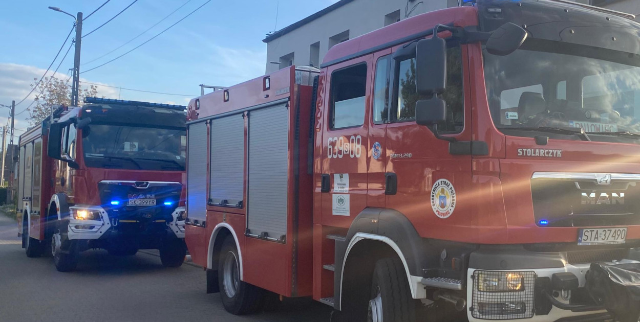 W akcji uczestniczyli m.in. druhowie z OSP Pniowiec. Fot. OSP Pniowiec