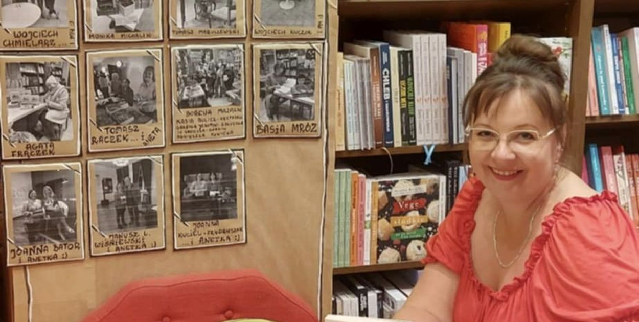 Monika Michalik podpisywała książki w tarnogórskiej księgarni inbook.pl. Fot. FB Moniki Michalik