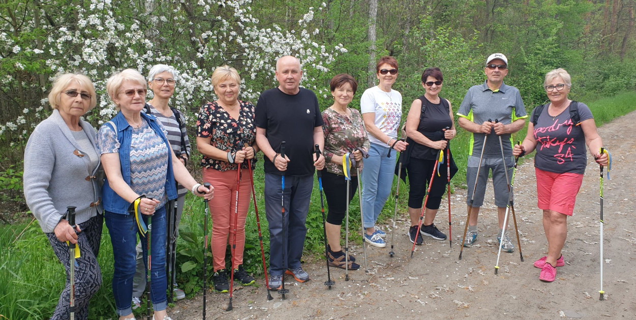 Ossiańskie Stowarzyszenie Seniorów Człapingowcy zachęca do aktywności fizycznej. Fot. Archiwum stowarzyszenia