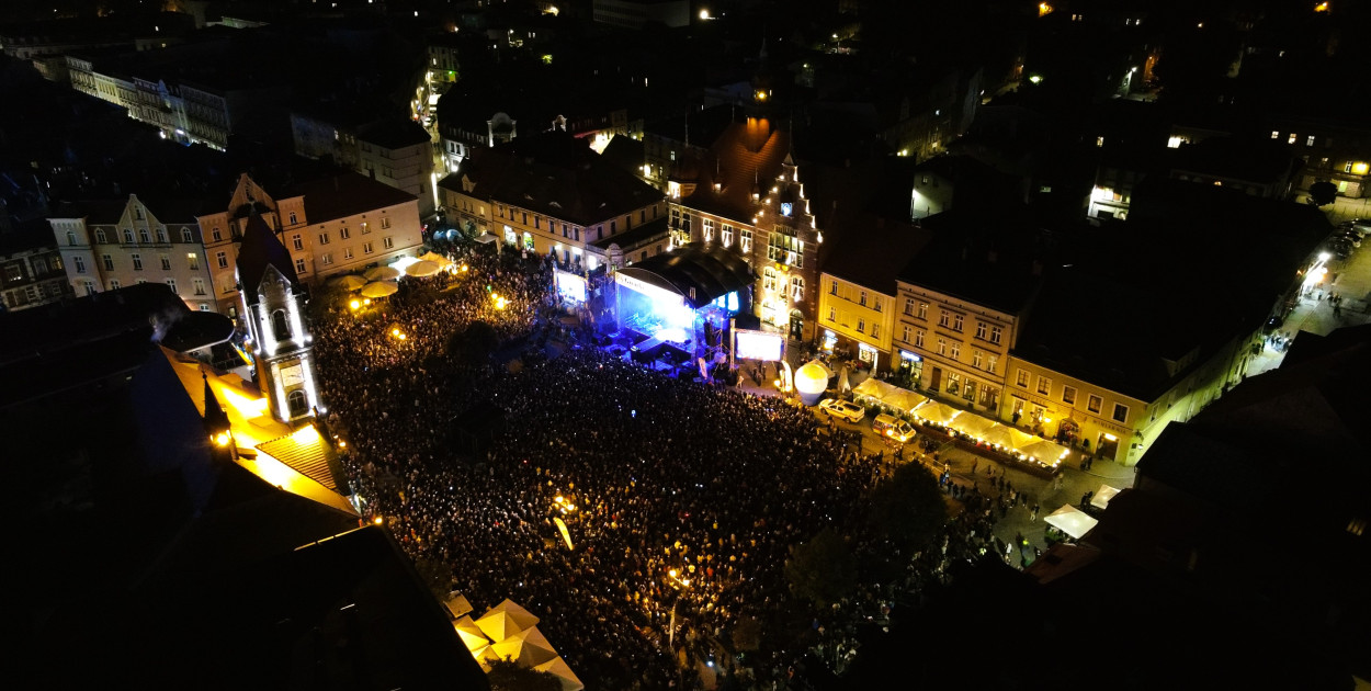 Gwarki 2022. Koncert Lady Pank na rynku w Tarnowskich Górach. Fot. Jarosław Mysliwski