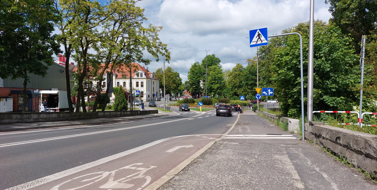 Na ul. Nakielskiej w Tarnwoskich Górach w ubiegłym roku były dwa wypadki z udziałem rowerzystów. Fot. Agnieszka Reczkin