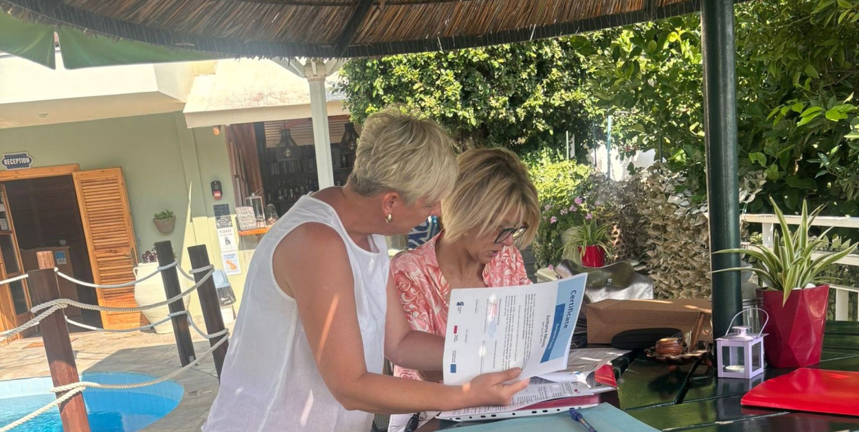 Nauczyciele Budowlanki z Tarnowskich Gór przygotowują w Grecji grunt pod zagraniczne staże uczniów. Fot. ZSBA Tarnowskie Góry