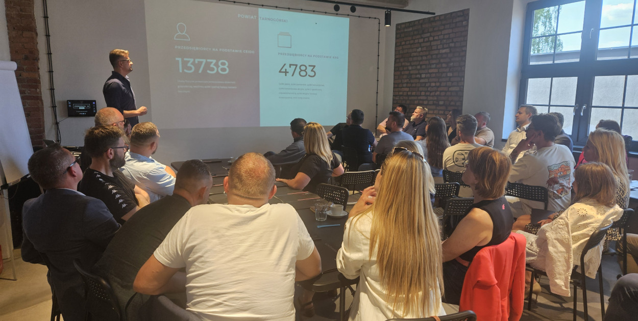 Tarnowskie Góry. Pomysł utworzenia stowarzyszenia przedsiębiorców spotkał się z dużym zainteresowaniem. Fot. Organizatorów