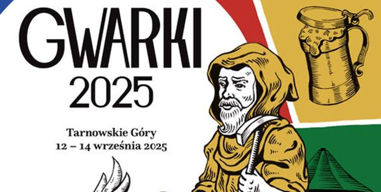 Plakat Gwarków 2025 autorstwa Anny Foks