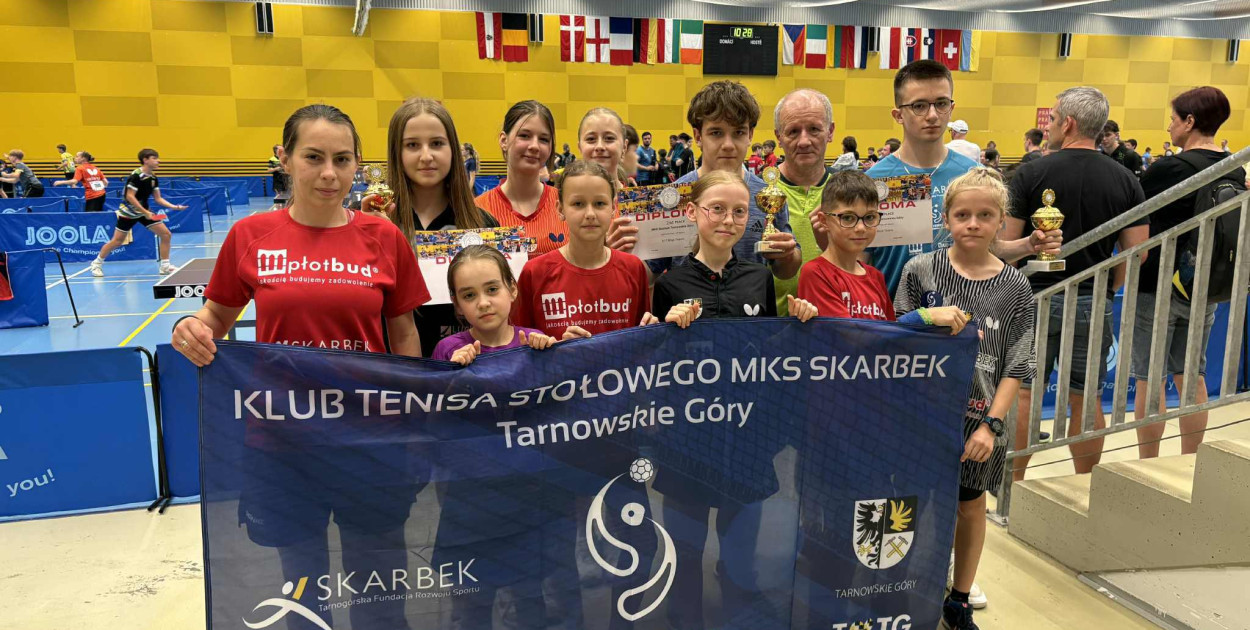 Zawodnicy MKS Skarbek Tarnowskie Góry odnotowali liczne sukcesy podczas PRAGUE GRAND PRIX 2025. Fot. MKS Skarbek Tarnowskie Góry