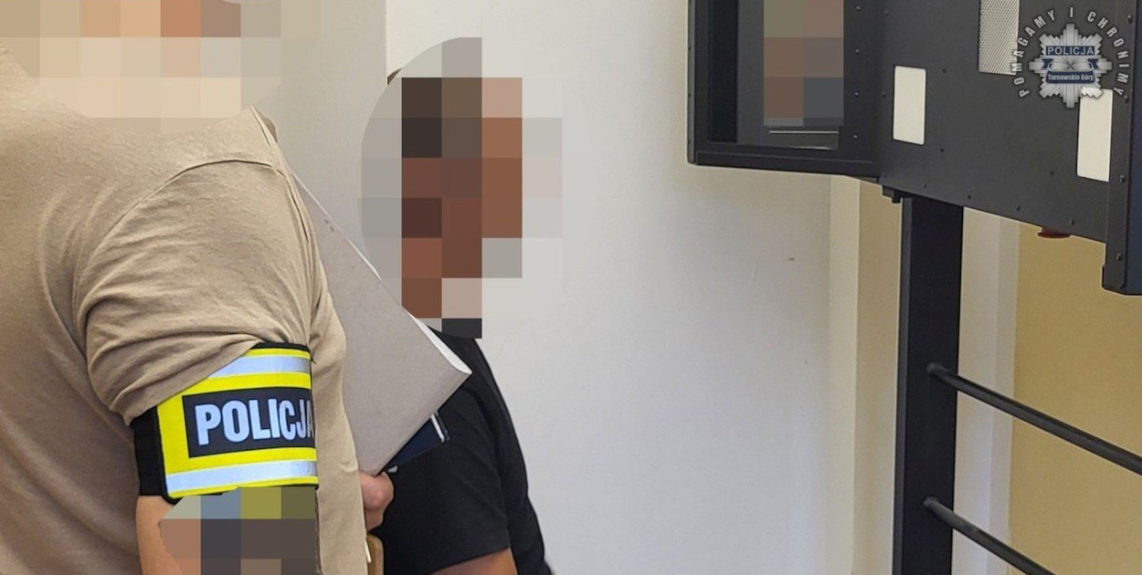 Miedary: Włamanie do klubu piłkarskiego. Policja zatrzymała sprawcę w Bytomiu. Fot. Policja Tarnowskie Góry