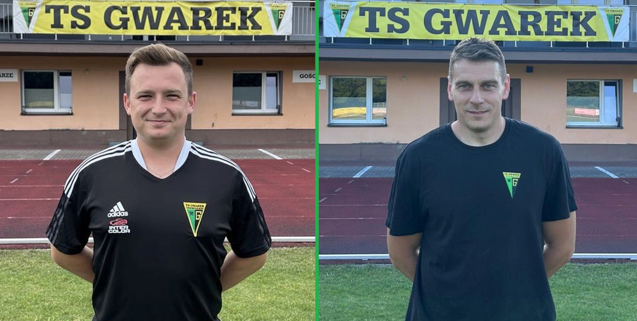 Marcin Osmańczyk (z lewej) doprowadził rezerwy Gwarka do awansu. Teraz drużynę poprowadzi Adrian Szastok. Fot. TS Gwarek  