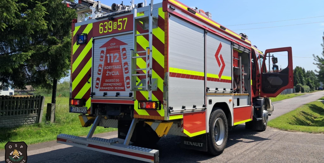 Na miejscu był zastęp OSP Ożarowice, zdjęcie ilustracyjne. Fot. Archiwum OSP Ożarowice
