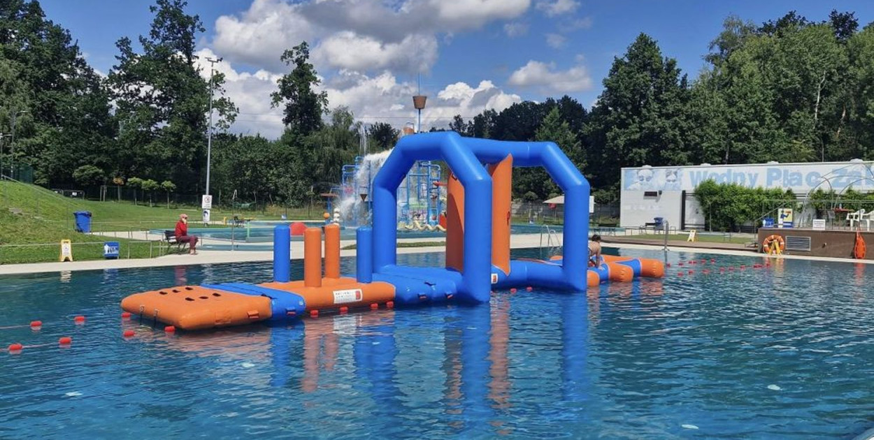 Wodny tor przeszkód w Piekarach Śląskich. Fot. Archiwum UM Piekary Śląskie