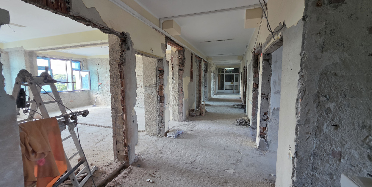 Zostały gołe ściany i to nie wszystkie. Fot. Archiwum szpitala
