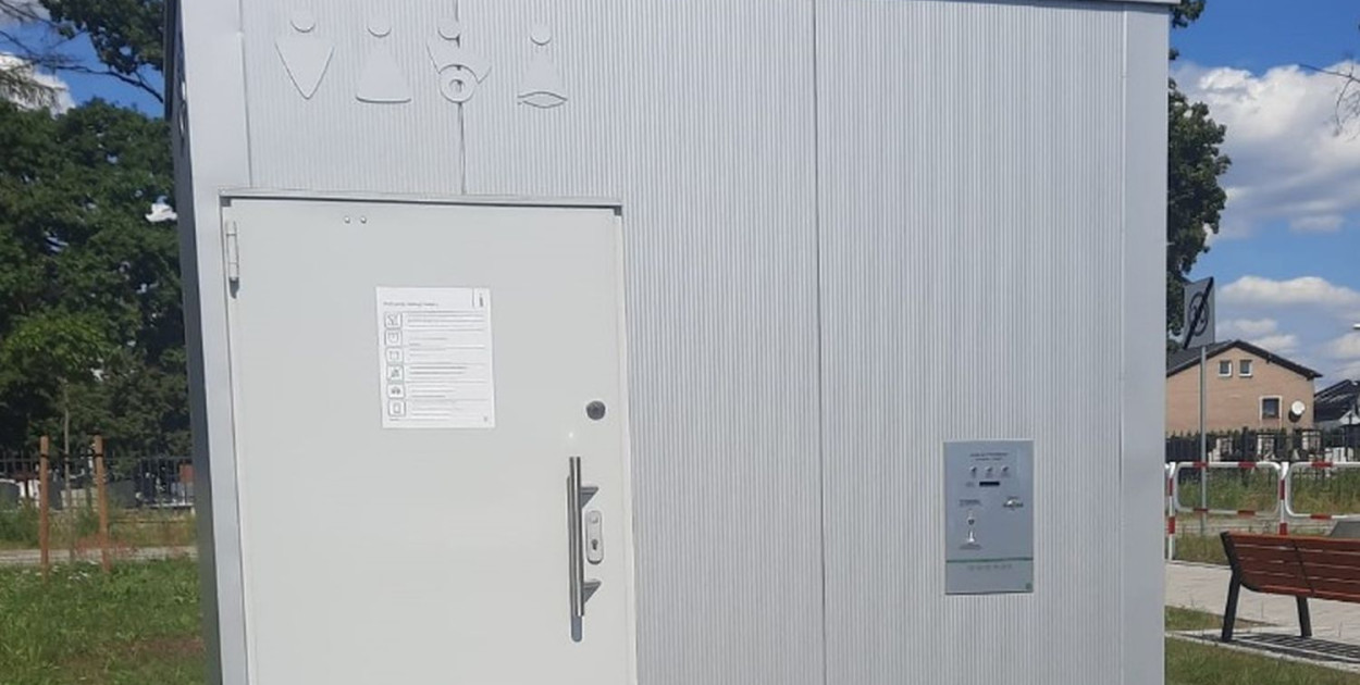 Toaleta w centrum przesiadkowym w Miasteczku Śląskim. Fot. Archiwum UM Miasteczko Śląskie