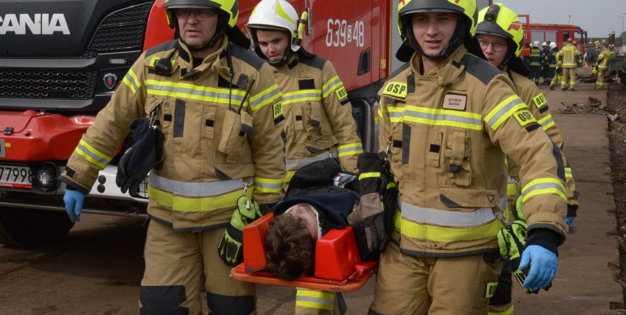 – Bezpieczeństwo naszych strażaków to inwestycja w bezpieczeństwo nas wszystkich – podkreśla Mateusz Pindel, prezes Zarządu WFOŚiGW w Katowicach. Fot. Jarosław Myśliwski