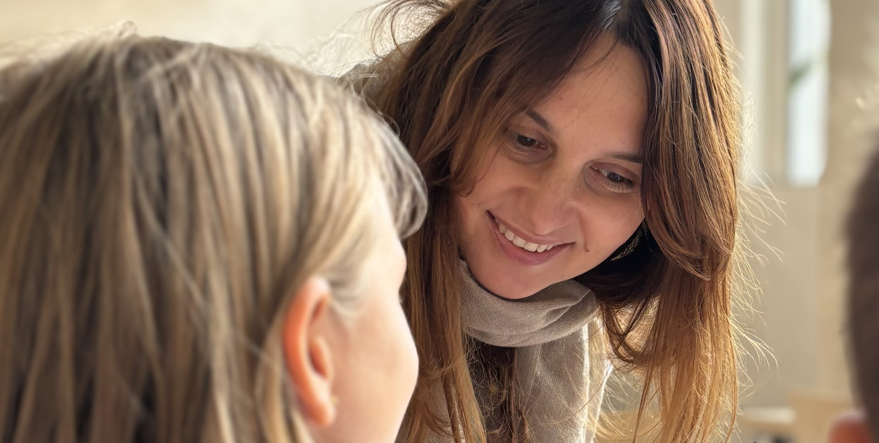 Pierwsze lekcje biblioteczne poprowadziła Monika Ostrowska Cichy. Fot. Archiwum biblioteki