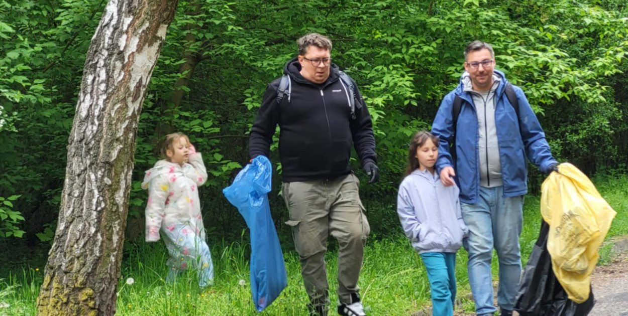 Ostatnia akcja sprzątania w Strzybnicy. Fot. Archiwum rady dzielnicy