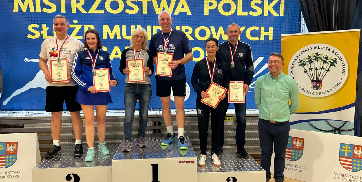 Nadleśniczy Nadleśnictwa Świerklaniec Piotr Chrzęszczyk ma na koncie kolejny bardzo udany występ sportowy, którego efektem są dwa złote medale.  Fot. Archiwum P. Chrzęszczyk