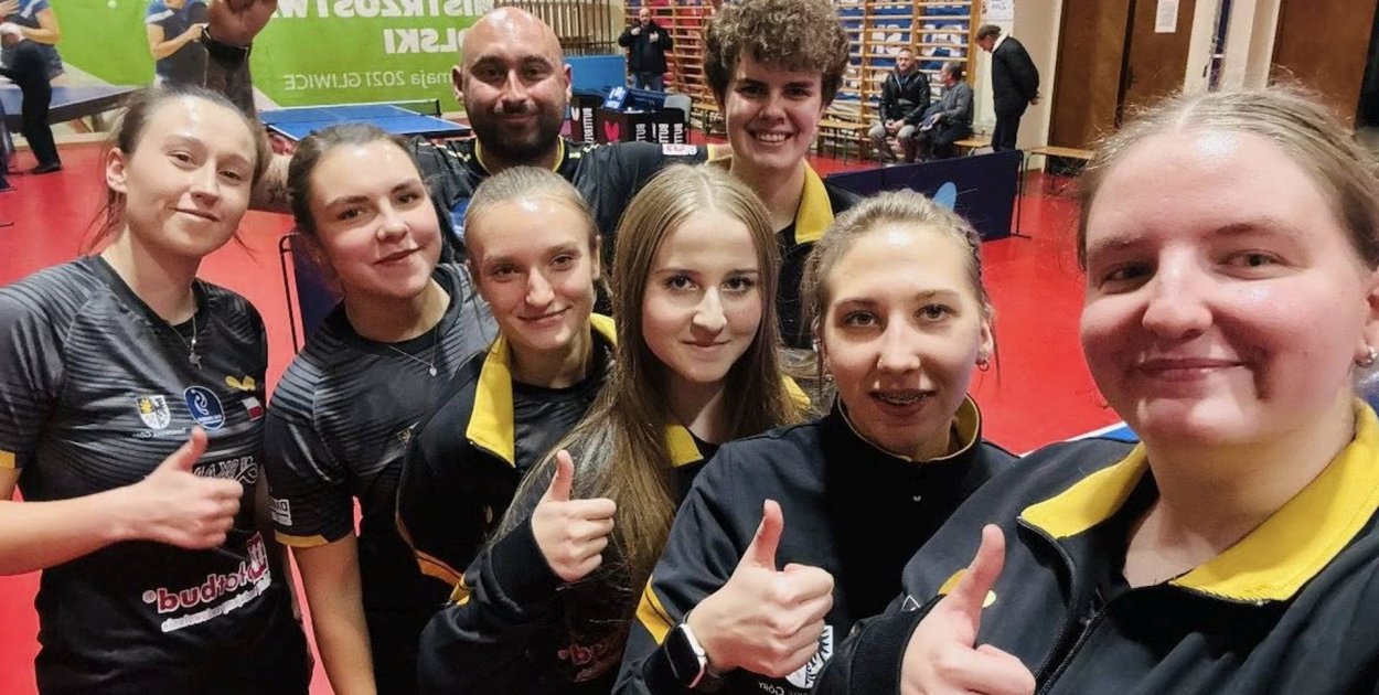 MKS Skarbek Tarnowskie Góry został liderem tabeli 1. ligi kobiet. Fot. MKS Skarbek