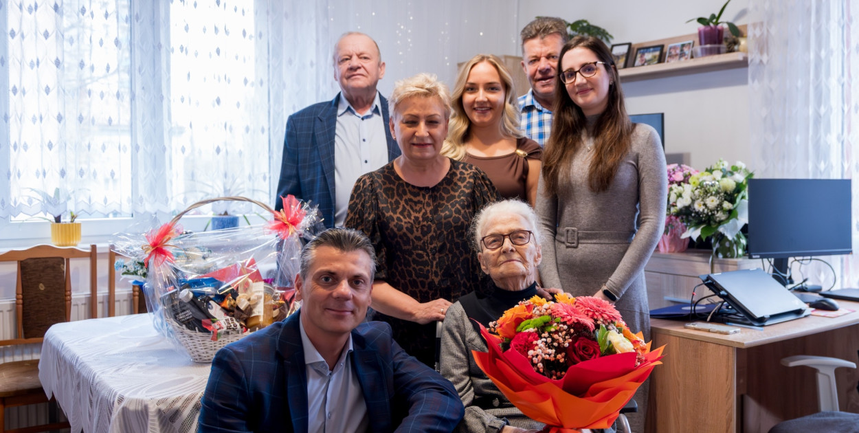 Niedawno mieszkanka Bytomia Stefania Kret obchodziła setne urodziny. Fot. UM Bytom