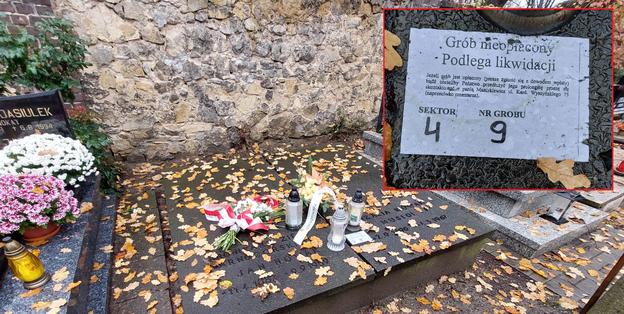 Czy nagrobek kronikarza Tarnwoskich Gór Jana Nowaka zostanie zlikwidowany? Fot. Jarosław Myśliwski