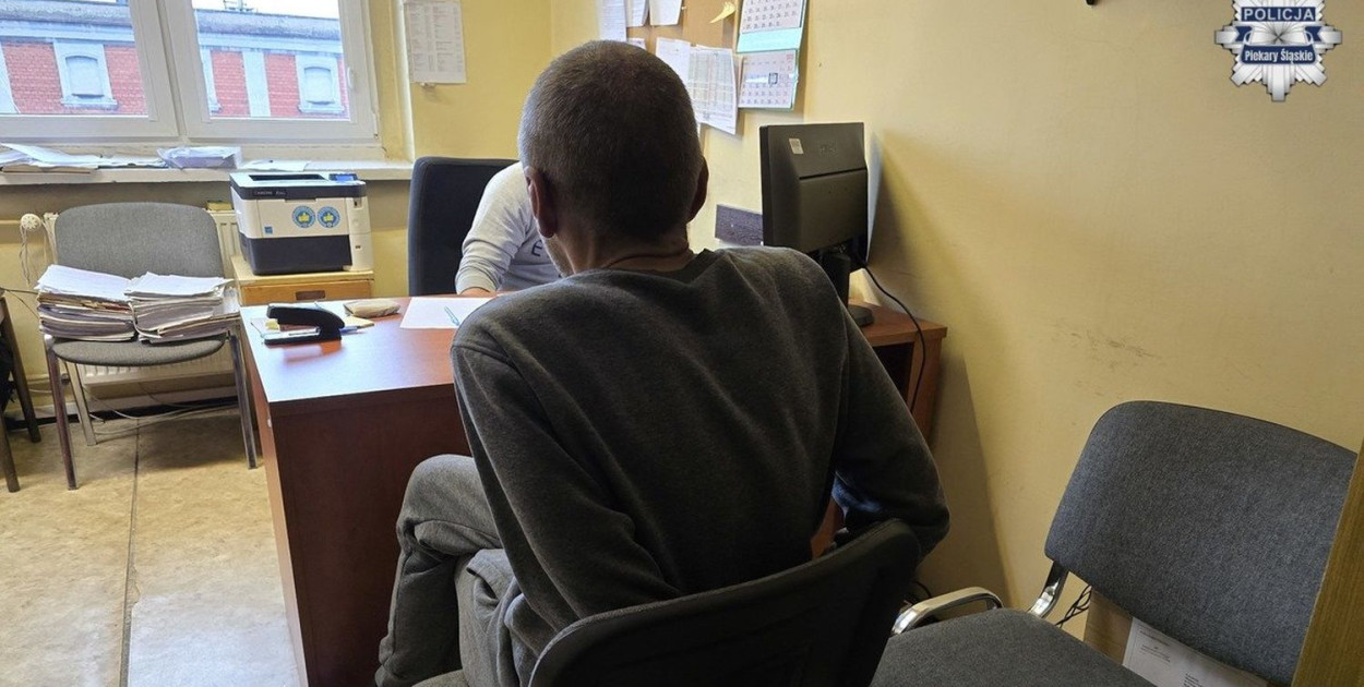 Wpadł na gorącym uczynku. Fot. Policja Piekary Śląskie