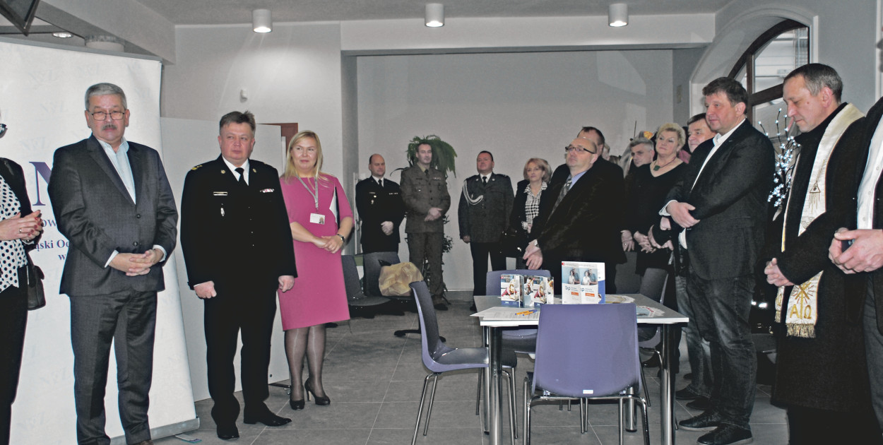 Otwarcie punktu obsługi NFZ w Tarnowskich Górach w 2019 r. Fot. Elżbieta Kulińska