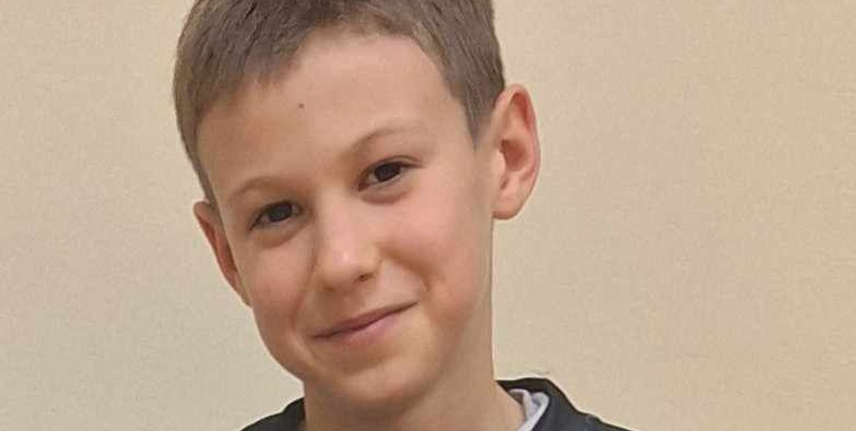 11-letni Adam Abramowicz zdobył  zdobył Koronę Gór Polski. Fot. Archiwum SP 8