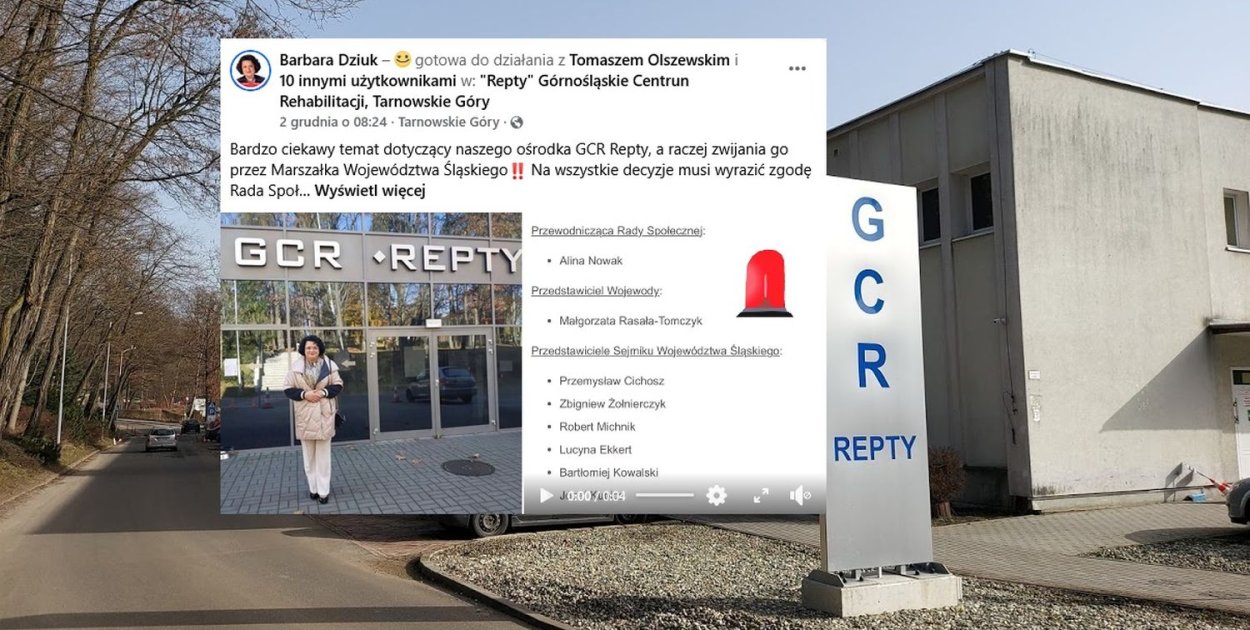 Radna powiatowa Barbara Dziuk alarmuj, że marszałek województwa zwija GCR Repty. Fot. Archiwum Gwarka/FB B. Dziuk