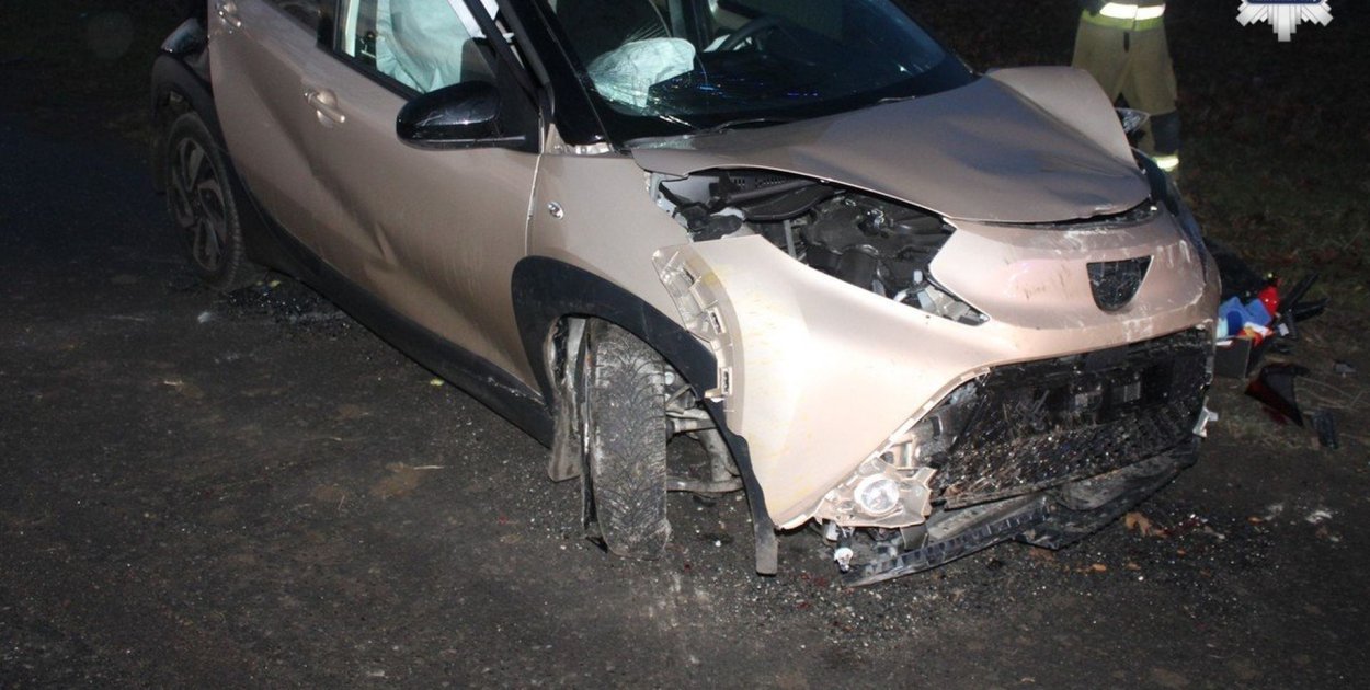 Do poważnego wypadku drogowego doszło wczoraj po południu w Ziemięcicach. Fot. Policja Tarnowskie Góry