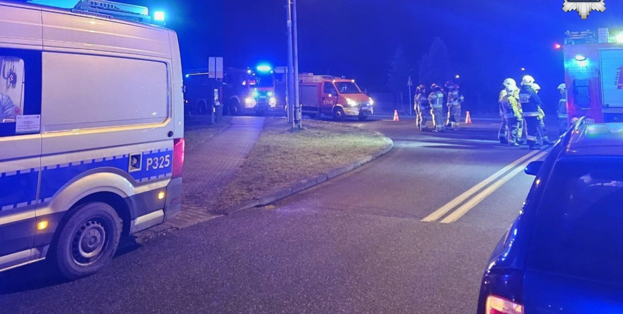 Zderzenie na skrzyżowaniu z drogą krajową