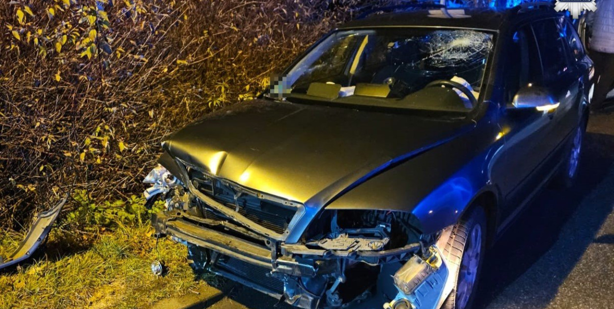 Zderzenie na skrzyżowaniu z drogą krajową