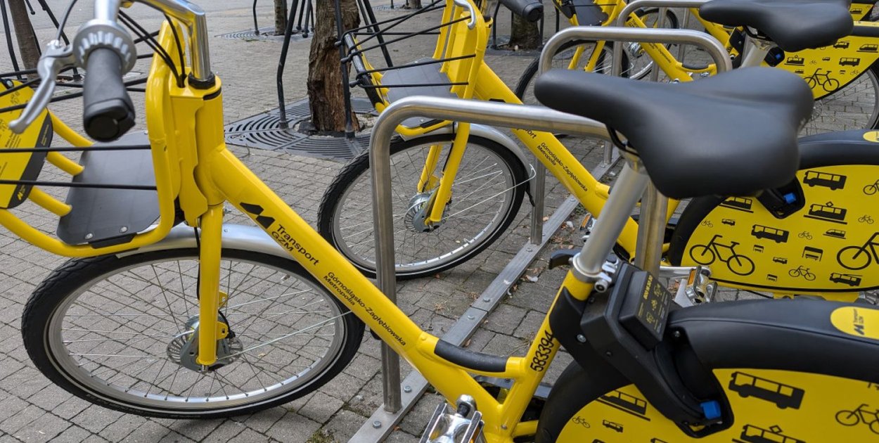 Metrorowery mozna wypożyczyć m.in. na pl. Wolności. Fot. Archiwum Gwarka