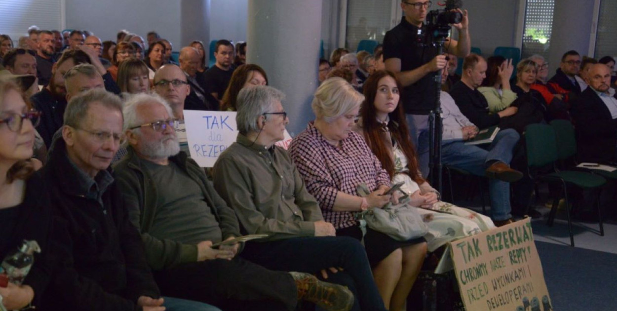 Podczas kwietniowych konsultacji w sprawie rezerwatu było niezwykle nerwowo. Fot. ARC Gwarka