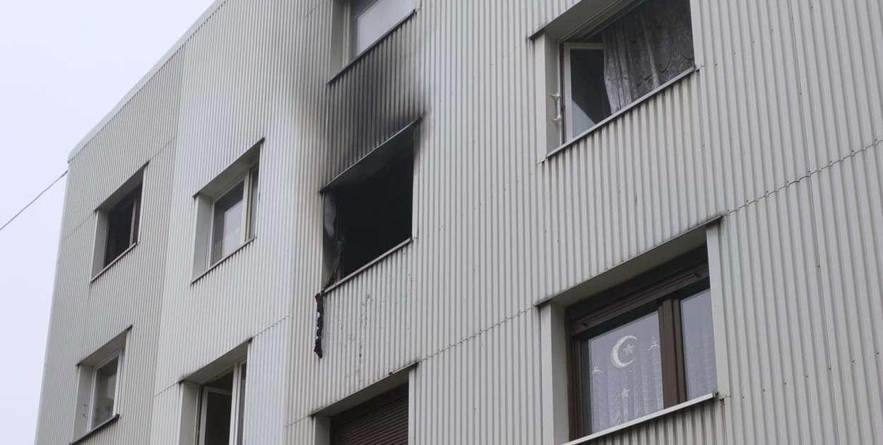 Pożar w Radzionkowie. Fot. Archiwum KP PSP Tarnowskie Góry