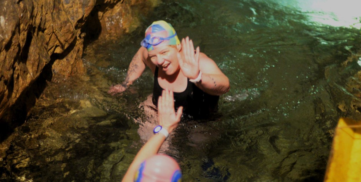 Już 1 stycznia punktualnie o godz. 12:00 ruszają zapisy do udziału w V Tarnogórskiej Podziemnej Sztafecie Pływackiej Lodowe Srebro. Fot. Jarosław Myśliwski