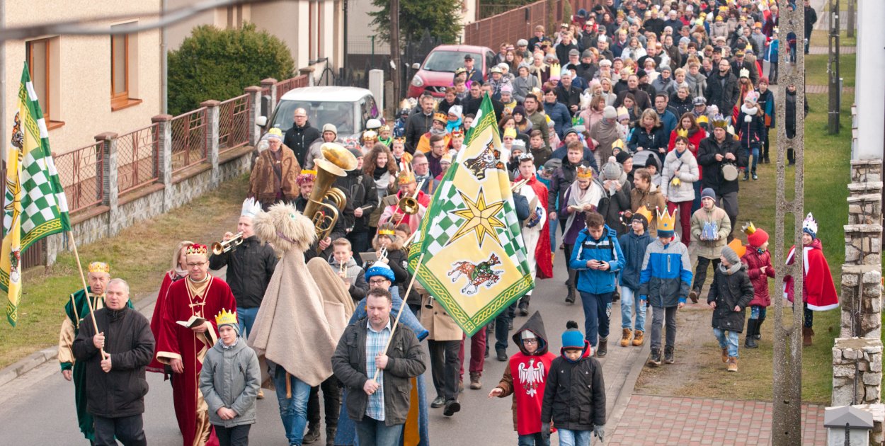 Orszak Trzech Króli w Miasteczku Śląskim. Fot. MOK Miasteczko Śląskie