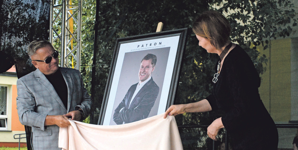 Krzysztof Respondek jest m.in. patronem SOSW w Tarnowskich Górach. Fot. Archiwum