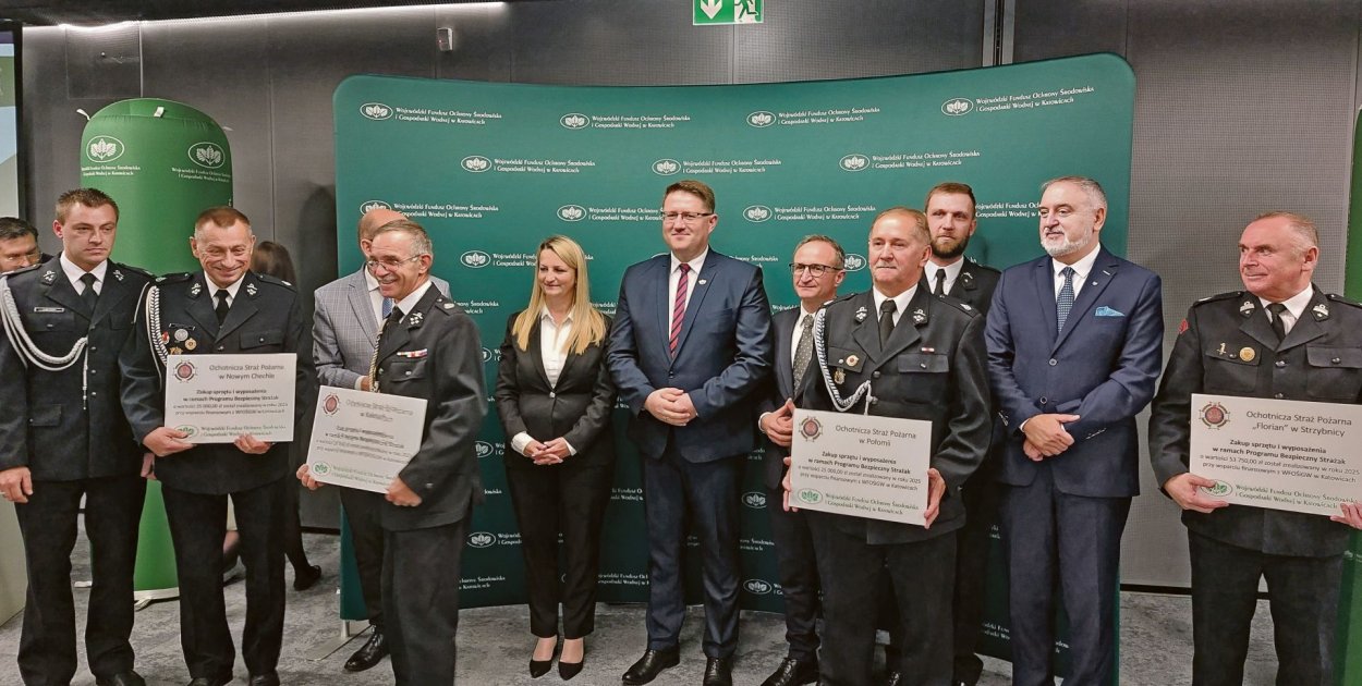 Jednym ze sztandarowych projektów WFOŚiGW w Katowicach był w ubiegłym roku Bezpieczny Strażak. Fot. Jarosław Myśliwski