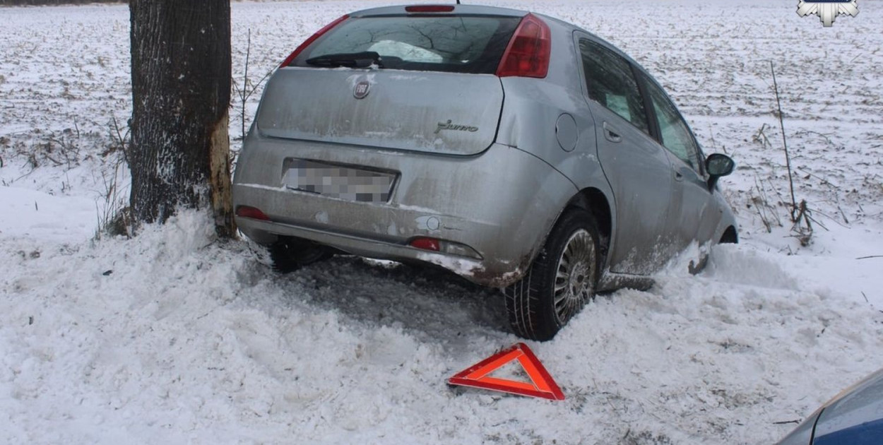 Kolizja w Miedarach. Fot. Archiwum policji