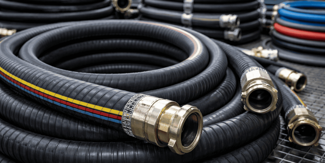Gumowe węże przemysłowe – charakterystyka, właściwości i obszary wykorzystania