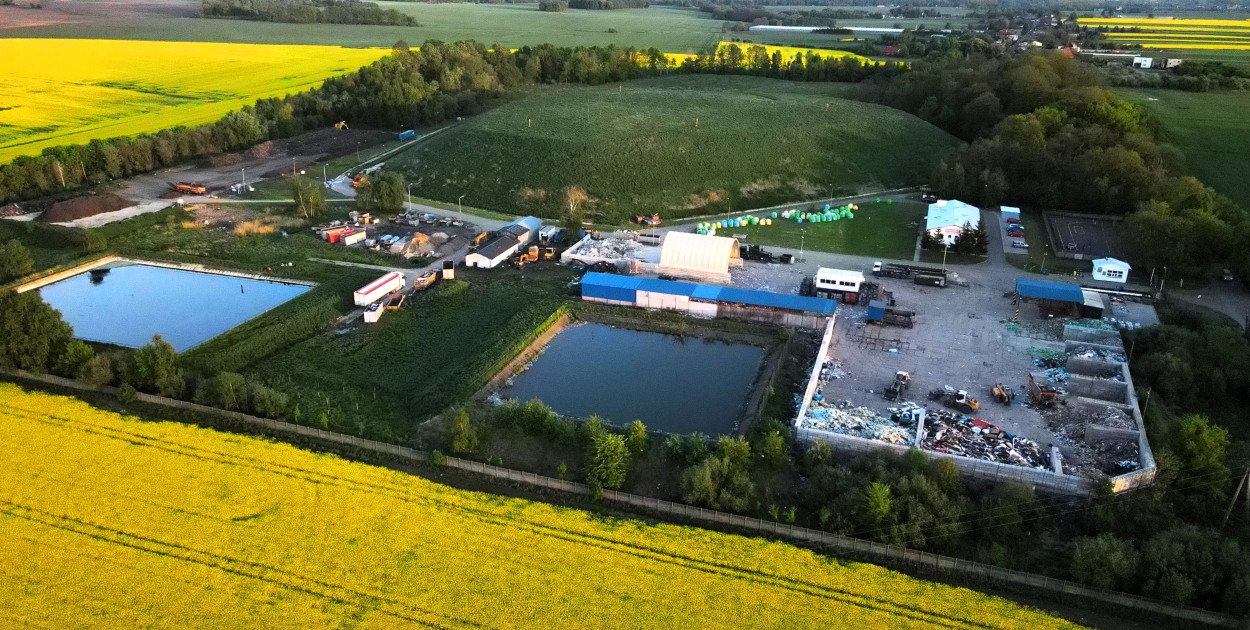 W Rybnej powstaje  instalacja do przetwarzania bioodpadów. Fot. Jarosław Myśliwski