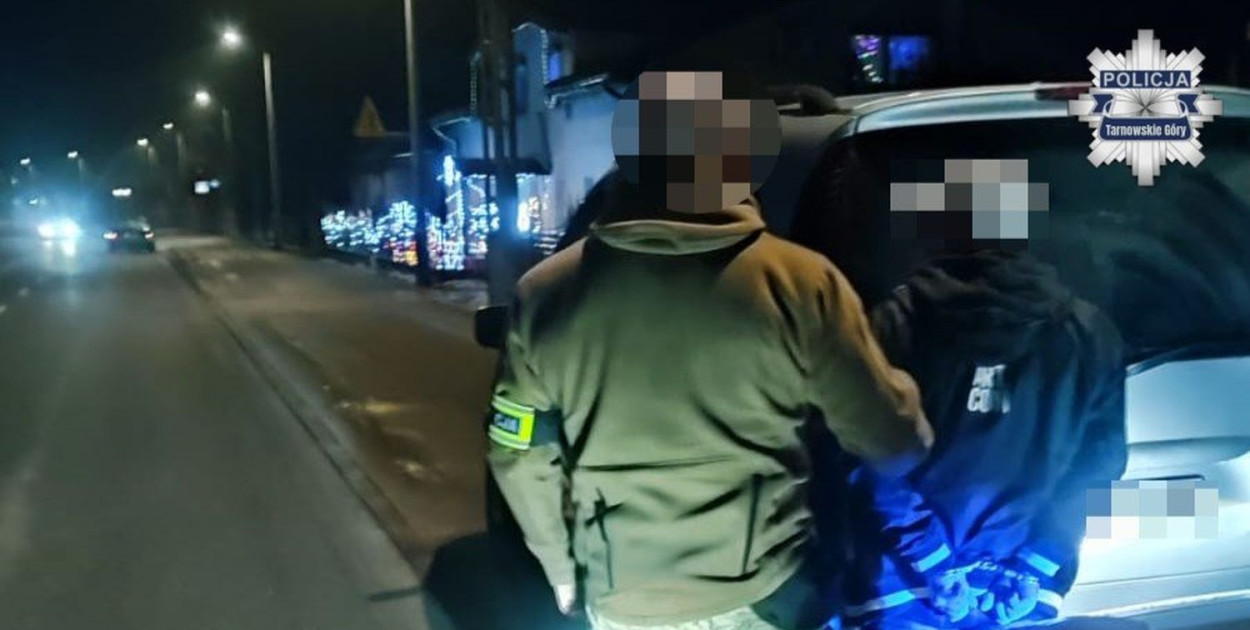 48-letni tarnogórzanin od 2017 roku ma dożywotni zakaz prowadzenia pojazdów. Fot. Archiwum policji