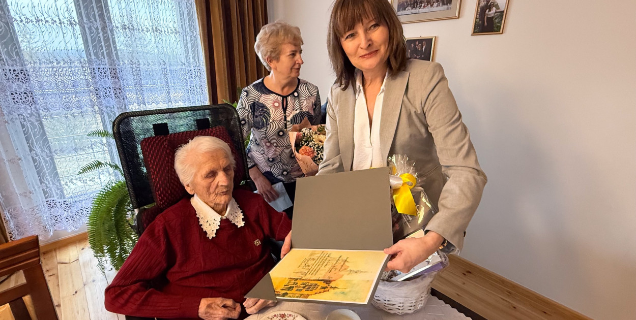 104. urodziny pani Weroniki z Bobrownik Śląskich