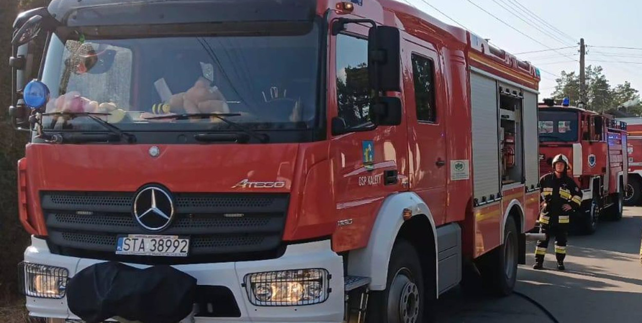 Pożar samochodu dostawczego. Co się stało?