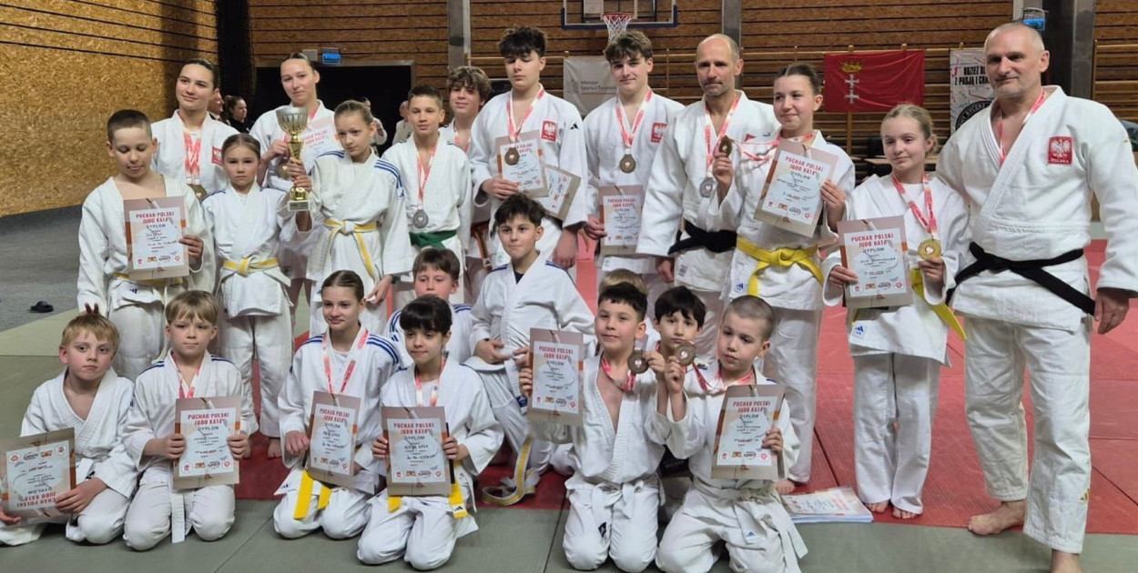 Judo UKS Dwójka Tarnowskie Góry wicemistrzem drużynowym na pucharze Polski