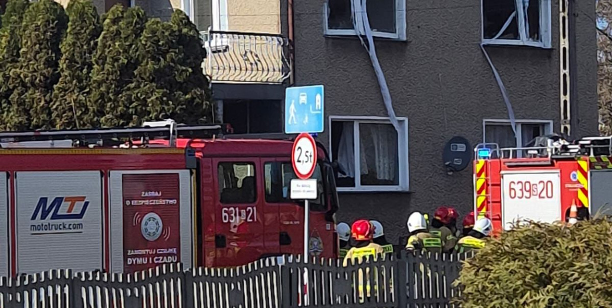 Nakło Śląskie. Wybuch gazu, 60-latek w szpitalu