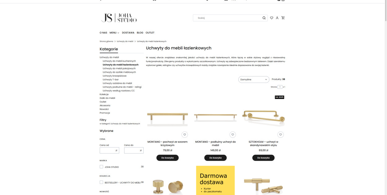 Czarne, złote czy chromowane uchwyty do mebli łazienkowych - które wykończenie...